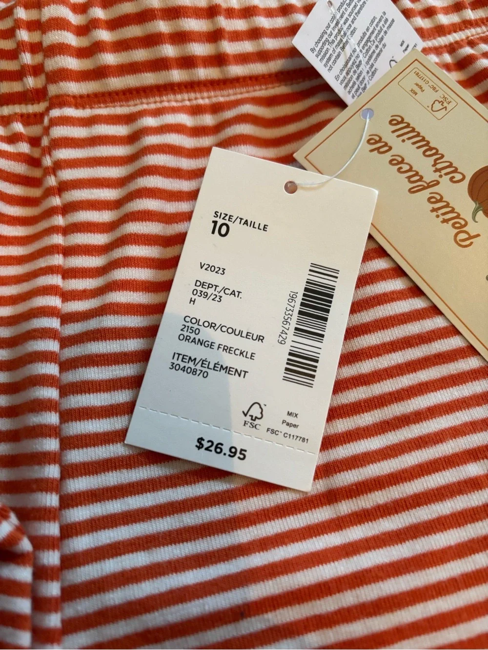 NWT pumpkin leggings